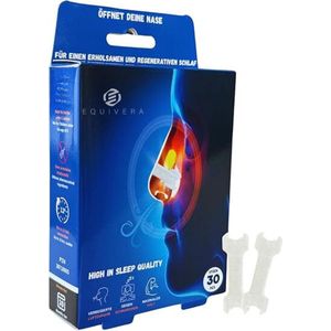 Equivera Neuspleisters - Neusstrips - Anti-Snurk Strips - Anti-Snurk Pleisters - Neusspreider - Ondersteuning Ademhaling - Hulpmiddel tegen Snurken