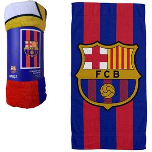 FC Barcelona - Badlaken - Blaugrana - 100% Katoen - 100x180cm
