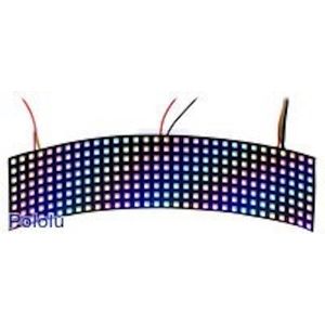 Addressable RGB 8x32-LED Flexible Panel, 5V, 10mm Grid Pololu 2534