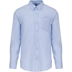 Kariban Heren Oxford overhemd lange mouwen K533 - Oxford Blue - 6XL