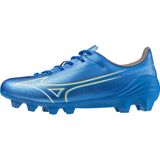 MIZUNO ALPHA SELECT JR Voetbalschoenen Laser blue/white/gold Junior Maat 37