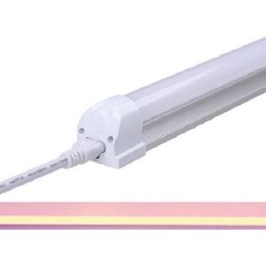 TL LED Buis Roze - 14 Watt - 90 cm - Met Armatuur