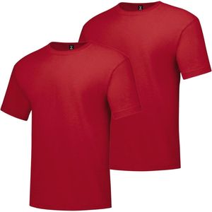 Korte Mouw Heavyweight T-shirt voor Heren in Big & Tall Maten - Dubbelpack