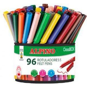 Set Viltstiften Alpino ClassBOX Multicolour 96 Onderdelen
