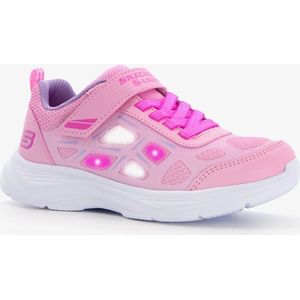 Skechers meisjes sneakers met lichtjes - Roze - Maat 34