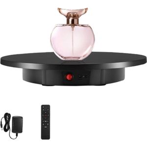 TrendWave Elektrische Draaitafel – Automatisch Roterend Platform – 360° Draaitafel Met Afstandsbediening – Fotografieplatform
