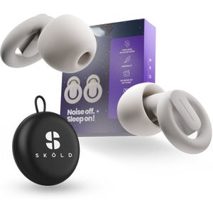 Sköld Slaap Oordopjes met Ultiem Comfort & Maximale Geluidsdemping 33 dB - 4 Maten – Sleep plugs – Slaapoordoppen – Earplugs Snurken – Zwart