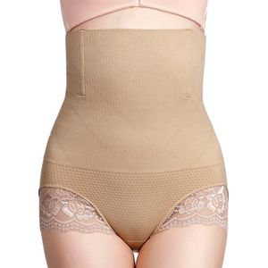 Hoge Tailleslip Body Shaper met kant - M/L - nude
