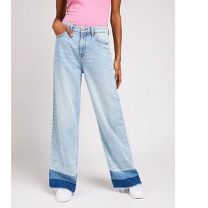 Lee Stella A Line Wide Leg Fit Spijkerbroek Blauw 29 / 31 Vrouw