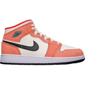 Air Jordan 1 Mid SE Orange Suede (GS) - DV1336-800 - Maat 39 - Kleur als op foto - Schoenen