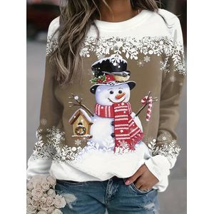 Christmas Sweater - Women - Ugly Christmas Sweater - Christmas Sweater - Christmas Sweater - Christmas Jumper - Pyjamas - Pullover - Snowman - Gray - Size XL
