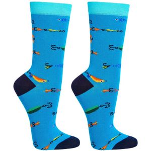 Grappige sokken | Dames sokken | Heren sokken | Thema: Vissen | Merk: Feterz | Maat: 36-41 / 42-47 | 2 Paar