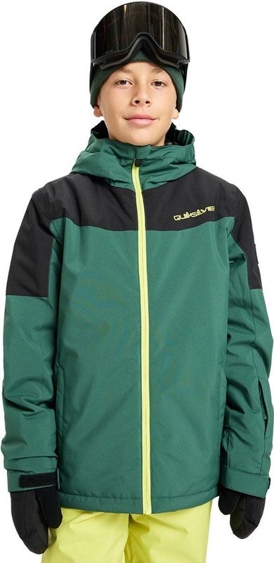 Quiksilver - Titano - Jas - Groen - Technische Sneeuwjas voor Jongens 8-16