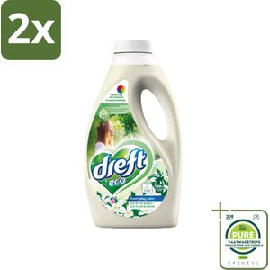 Dreft ECO - Vloeibaar Wasmiddel - Gekleurde Was - Witte Bloem - Parfumvrij - 26 Wasbeurten - Voordeelverpakking - 2 stuks - Wasmiddel - Ecologisch