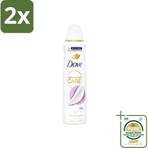 Dove Deodorant Spray - Soft Feel - 150 ml - Voordeelverpakking - 2 stuks - Deodorant spray - Zachte geur