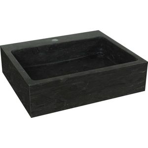 Chinees Blauwsteen Wasbak BE-008 met kraangat 16x50x60cm