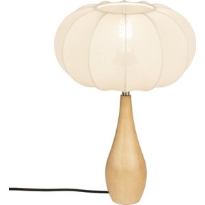 Lumidora Tafellamp 31432 - E27 - Beige - Hout - Naturel - ⌀ 30 cm