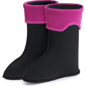 Ladeheid Sokken voor Regenlaarzen - Kinderen - Fleecesokken - LA-LMG-Socks-Termix - Roze - 22/23