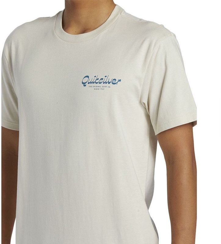 Quiksilver Island Mode T-shirt Met Korte Mouwen Beige L Man
