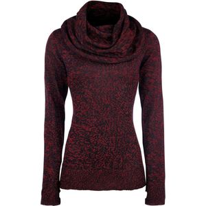 Black Premium by EMP Rode trui met hoge kraag - Dames - XL