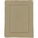 Meyco Baby Knots boxkleed - taupe - 77x97cm