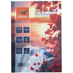 Blauwe Zwaan Glanzend Fotopapier A4 120g - 100 Vel