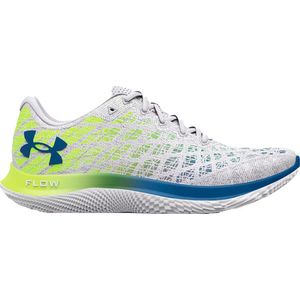 Under Armour FLOW Velociti Wind 2 Heren - Sportschoenen - wit/geel - maat 46