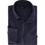 Butcher of Blue casual overhemd donkerblauw
