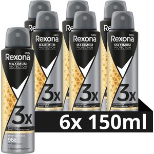 Rexona Men Maximum Protection Anti-Transpirant Spray - Sport Defence - 3x meer bescherming dan onze reguliere anti-transpirant - 6 x 150 ml