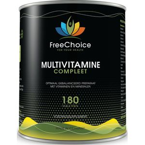 FreeChoice - Multivitamine Compleet - 180 tabletten