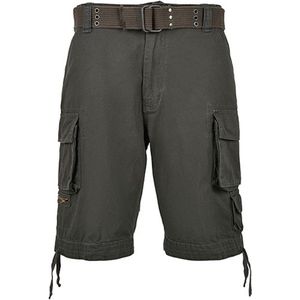 Unisex Shorts 'Savage' met zijzakken Antraciet - 3XL