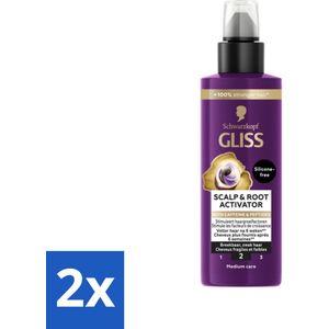 2 x Gliss - Scalp & Root Activator - Siliconenvrij - Voor Gezonde Hoofdhuid - 100 ml - Haar Serum - Haargroei Stimuleren - Dun Haar - Haarverlies - Hoofdhuid Verzorgen