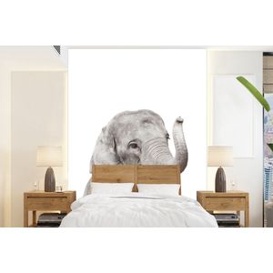 Olifant - Dieren - Grijs - Natuur - Behangpapier