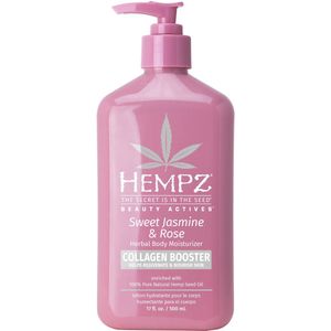Hempz Original Sweet Jasmine & Rose Herbal Body Moisturizer 500 ml - Hydraterende Crème - Body Lotion voor Dames en Heren - Hydraterend & Verzachtend - Jasmijn Rozen