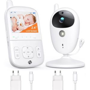 Equivera Babyfoon - Babyfoon met Camera - Baby Monitor - Baby Camera - Indoor - Multifunctioneel - Premium