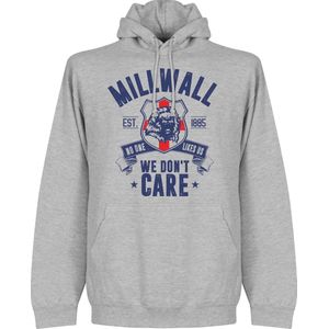 Millwall We Don't Care Hooded Sweater - Grijs - XL