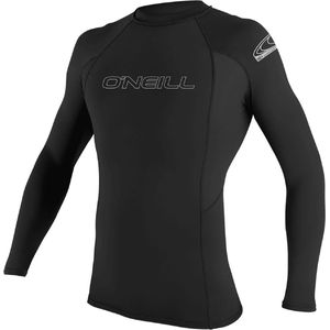 O'Neill O'Neill Basic Skins L/S Rashguard Surfshirt - Maat S  - Mannen - zwart - wit