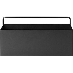 Ferm Living Wall Plant Box - rechthoek - zwart