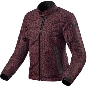 Rev'it! Shade H2O Ladies Leopard Red XS - Maat - Jas