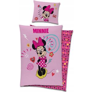Minnie Mouse Kinderbeddengoed 160x200 cm - 100% Katoen