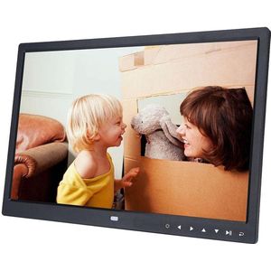 Digitale Fotolijst met Touchscreen en Filmspeler - Hoogwaardige Weergave - Automatische Draaifunctie - Multimedia Ondersteuning - Kalender & Klok - Elegant Design