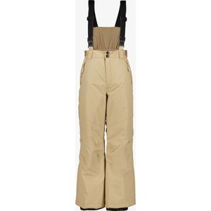 Mountain Peak kinder skibroek met bretels beige - Maat 110