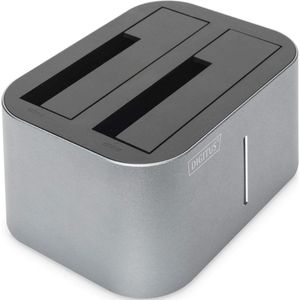 USB 3.0 Dual HDD/SSD Docking Station met Kloonfunctie - Hotswapping - 2.5""/3.5"" SATA - 5 Gbps Gegevensoverdracht