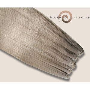 Genius Weft | Europees Haar | #Silver, Lengte-50cm/20"", Gewicht-20 gram