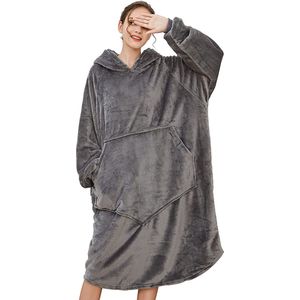 blanket sweatshirt / Unisex oversized draagbare deken hoodie voor vrouwen mannen / hoodie