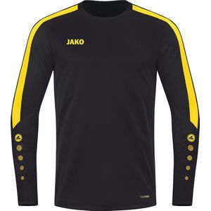JAKO Power Sweater Kind Zwart-Geel Maat 128