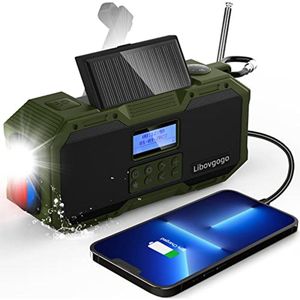 Draagbare Waterdichte Dab FM-radio met Bluetooth Luidspreker en Oplaadfunctie