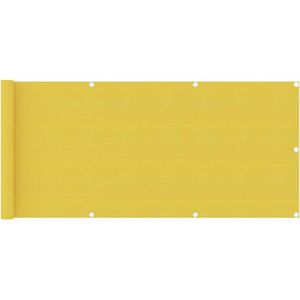 vidaXL-Balkonscherm-75x300-cm-HDPE-geel
