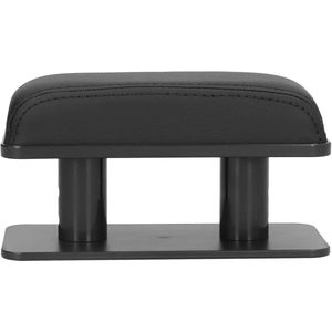 Armsteun Pad - ABS - PU - Universele Auto - Verstelbare Armsteun - Linker Elleboog Ondersteuning - Beugel Pad - Anti-vermoeidheid - Anti-Slip - Auto Binnen Modificatie - B (zwarte zwarte rand)