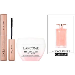Lancôme Iconic Duo Mascara | Dagcrème + Cadeau - Lash Idôle Flutter Extension Mini Mascara Zwart & Lancôme Hydra Zen Dagcrème + Idôle 5ml Cadeau